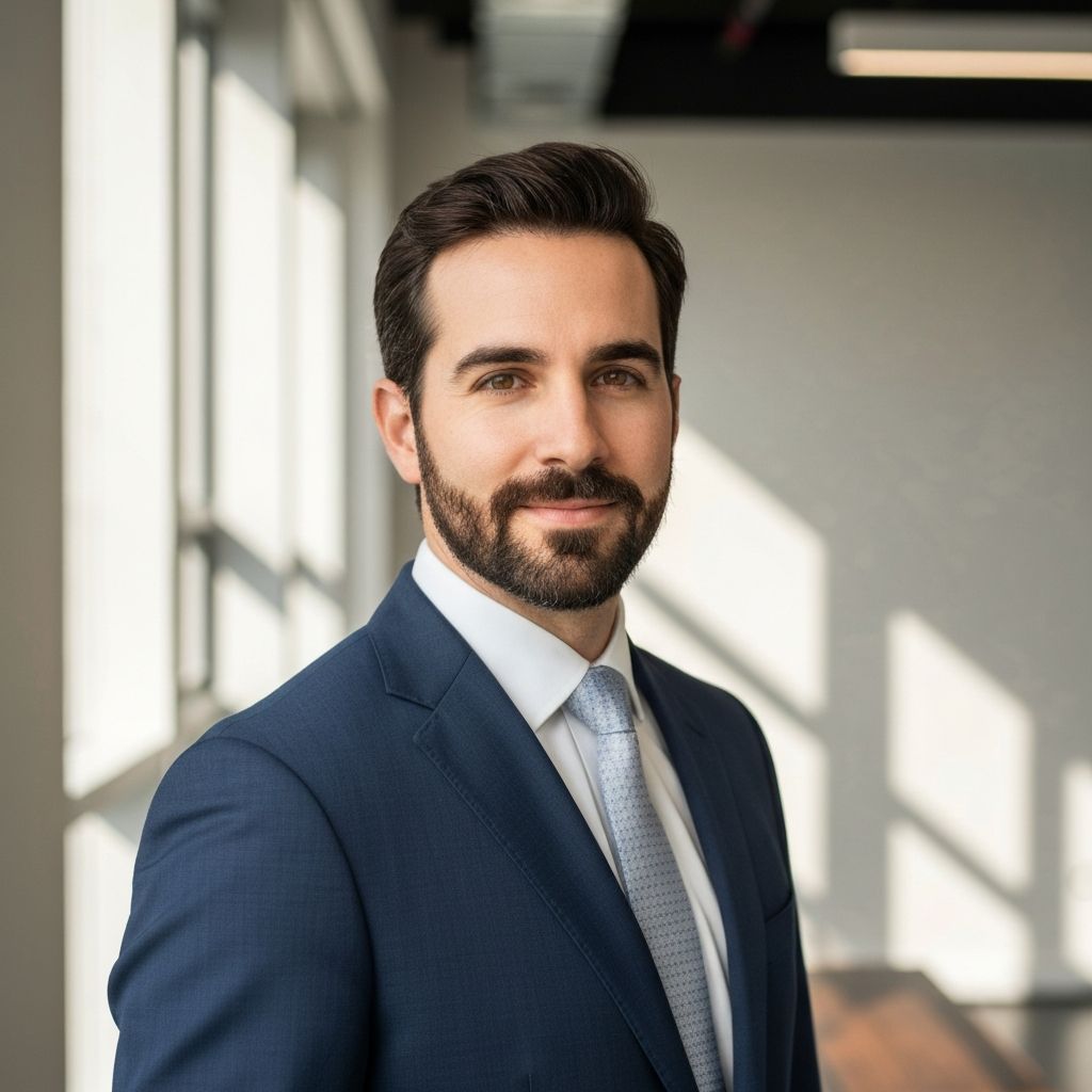 Retrato corporativo - Sesión de retrato profesional para directivos de empresa en Puebla.