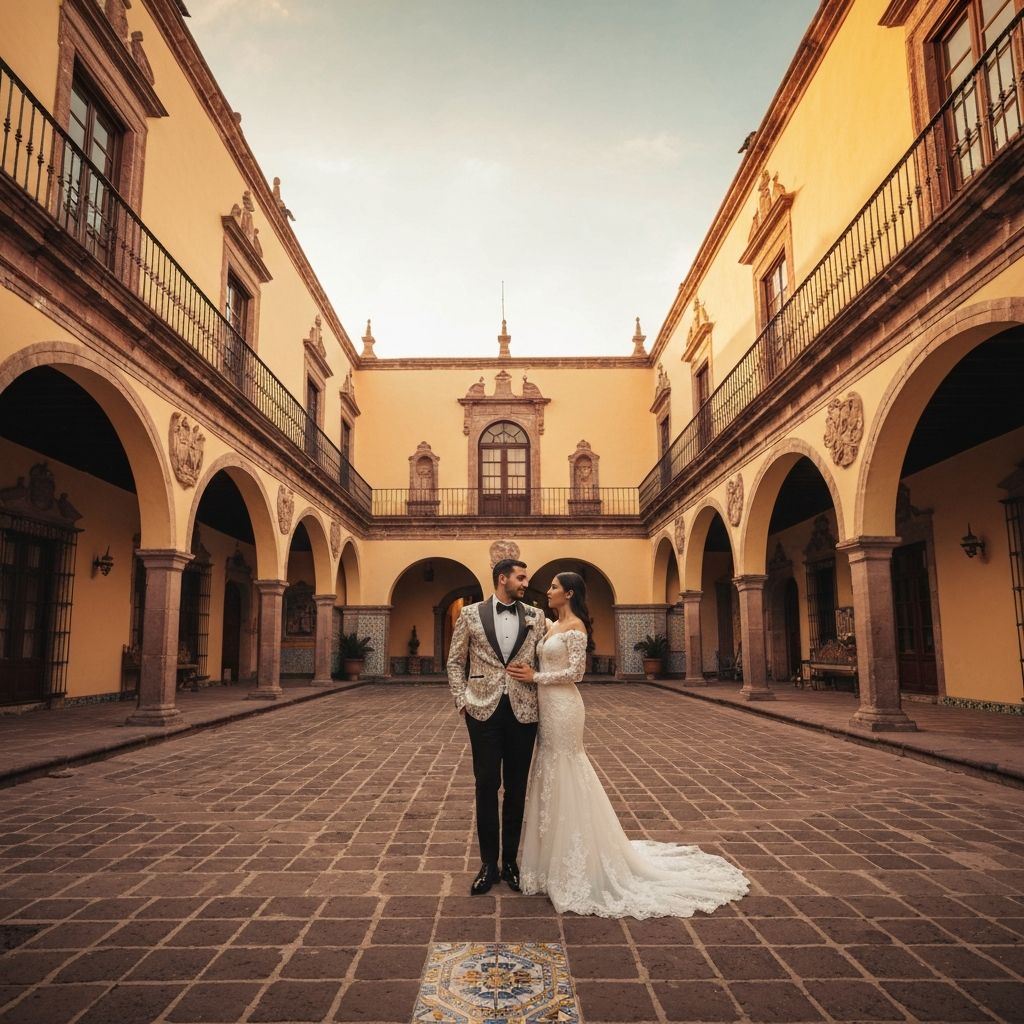 Boda en Cholula - Fotografía de boda en un jardín colonial de Cholula con luz natural de atardecer.